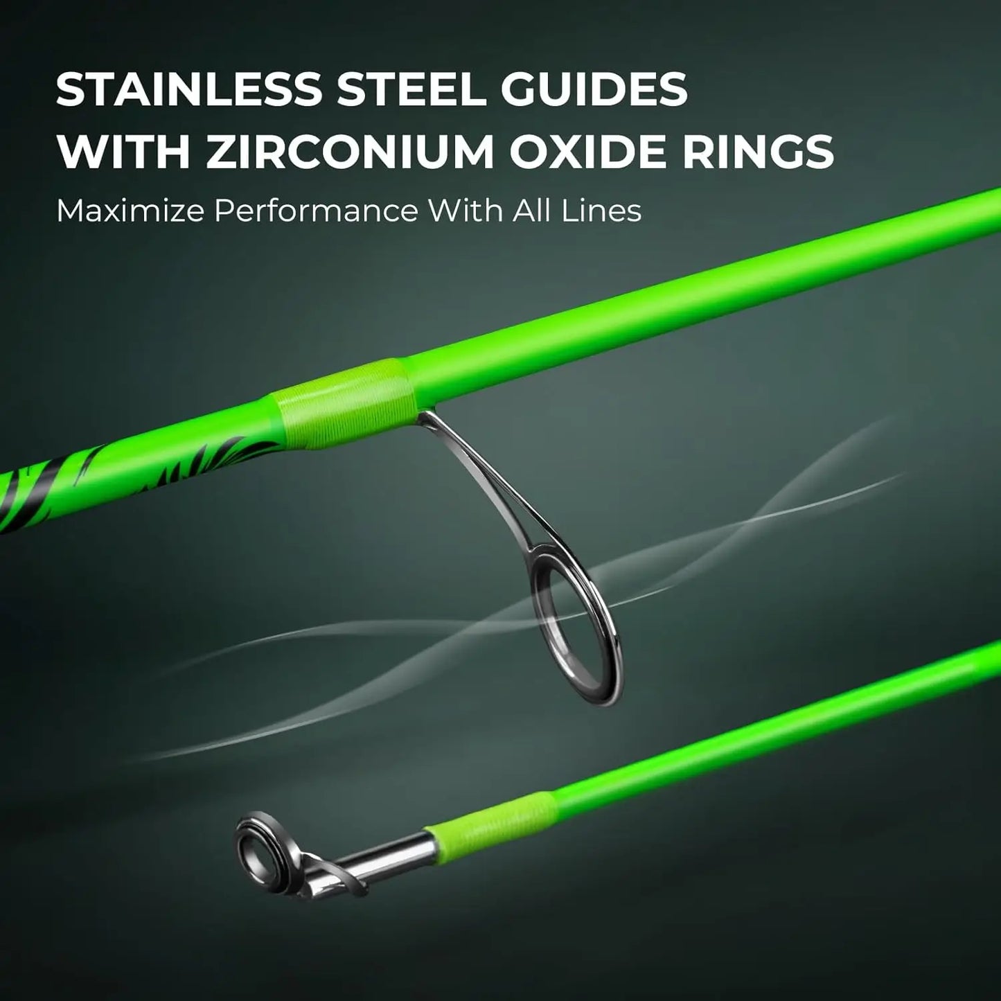 Versatile IM6 Graphite Fishing Rod And Reel Combo KastFlex Tech