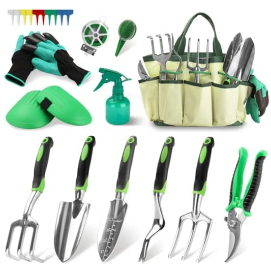 13 Piece Heavy Duty Gardening Tools Set With Ergonomic Handles