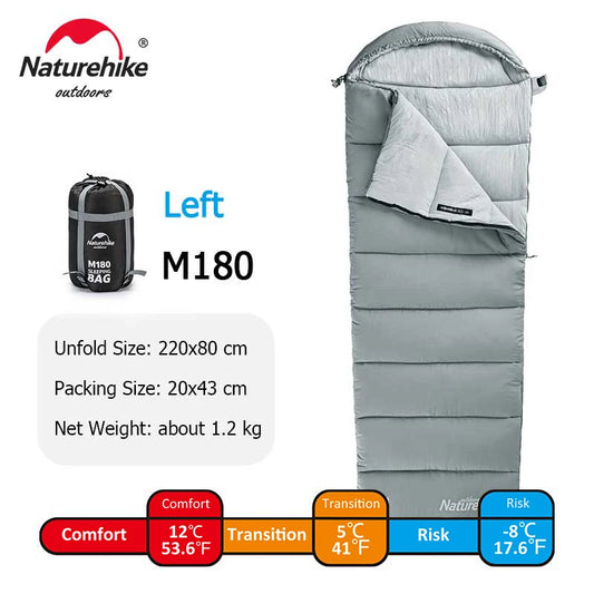 Naturehike M180 Sleeping Bag Lightweight Winter Outdoor Camping