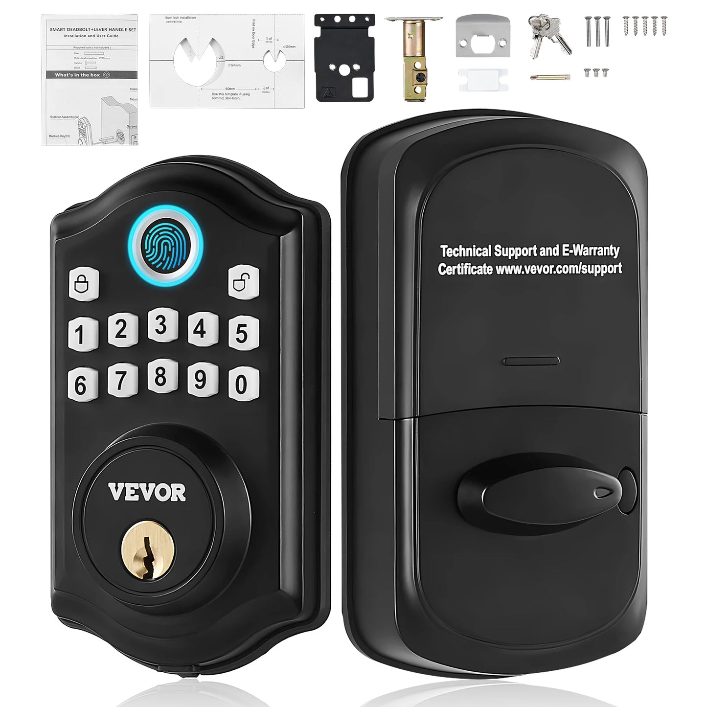 VEVOR Fingerprint Door Lock With Keyless Entry And Biometric Code