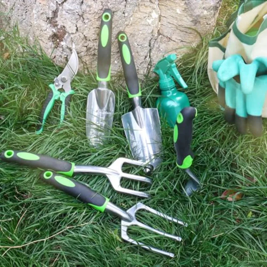 13 Piece Heavy Duty Gardening Tools Set With Ergonomic Handles