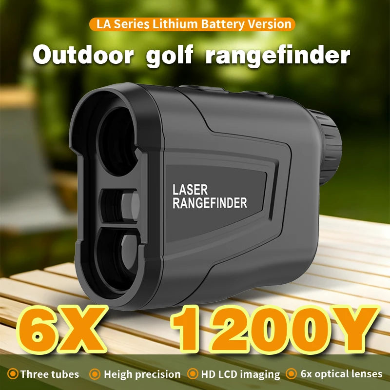 BOAYAL 6X Golf Laser Rangefinder 1200M Slope Flag Lock Type-C Rechargeable