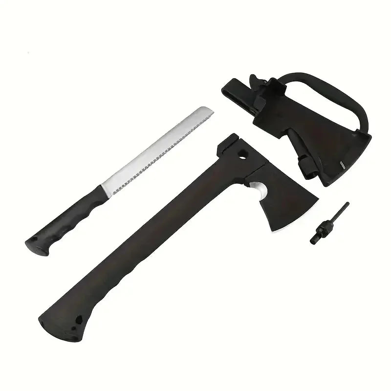 Doom Blade Camping Hand Axe Hatchet With Serrated Saw
