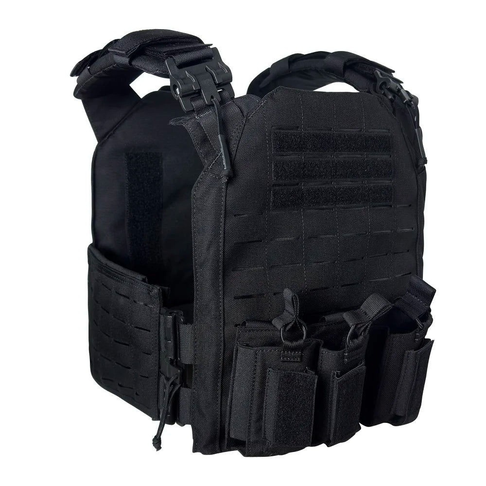 NONECN 1000D Nylon Tactical Vest With Triple Magazine Pouches