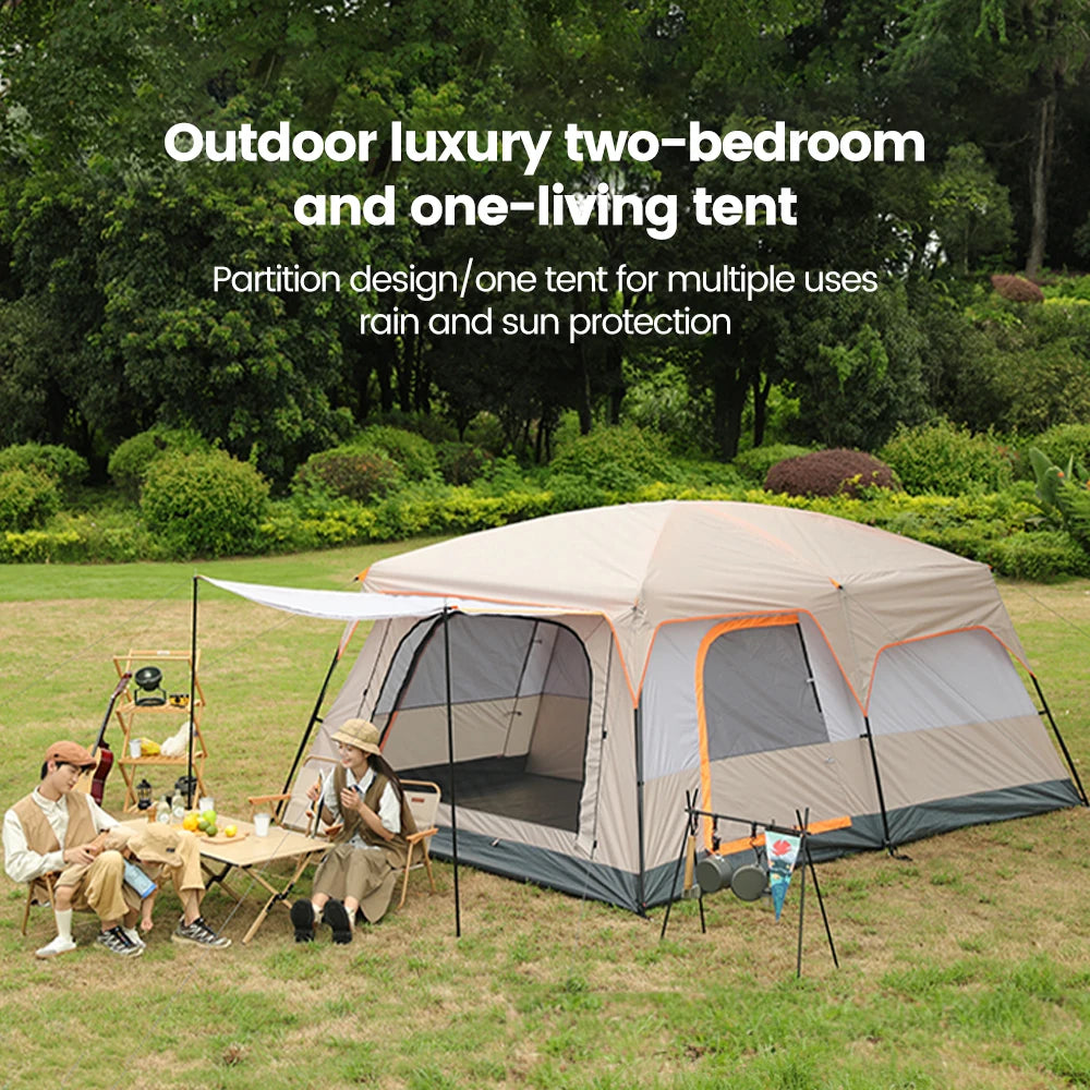 Sonuto Family Tent Instant Setup Windproof Mosquito Net Sun Protection 4 Season