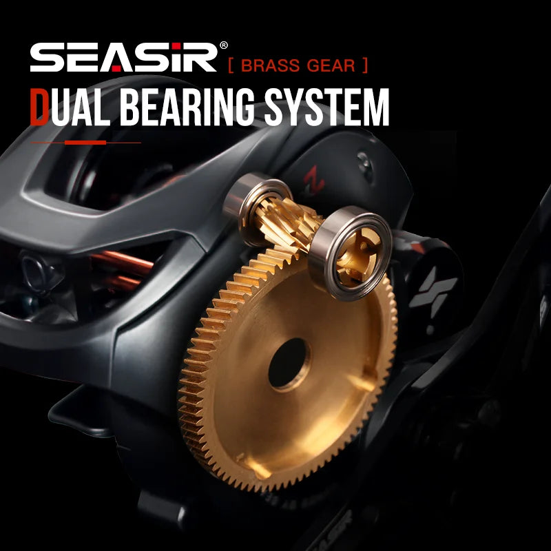 SeaSir Cast X2 Baitcasting Reel 7.3:1 Hybrid Ceramic Bearing